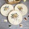 Harimau 3 in Beginner Embroidery Kit,Floral Plant Pattern,Cross Stitch Kits, Including Stamped Embroidery Cloth with 3 Embroidery Hoops, Color Threads and Embroidery Kits